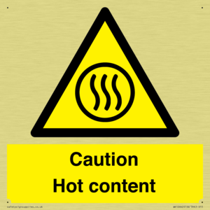 Caution Hot content